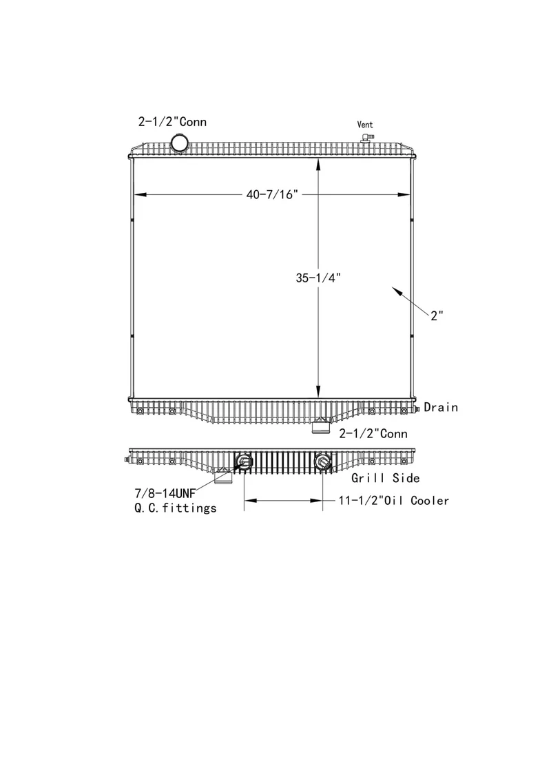 International Radiator # 603164