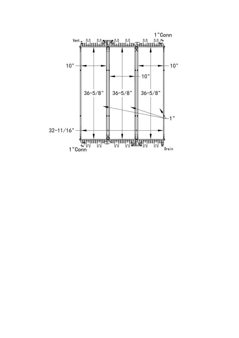 International ProsTAR 122 Radiator # 603159