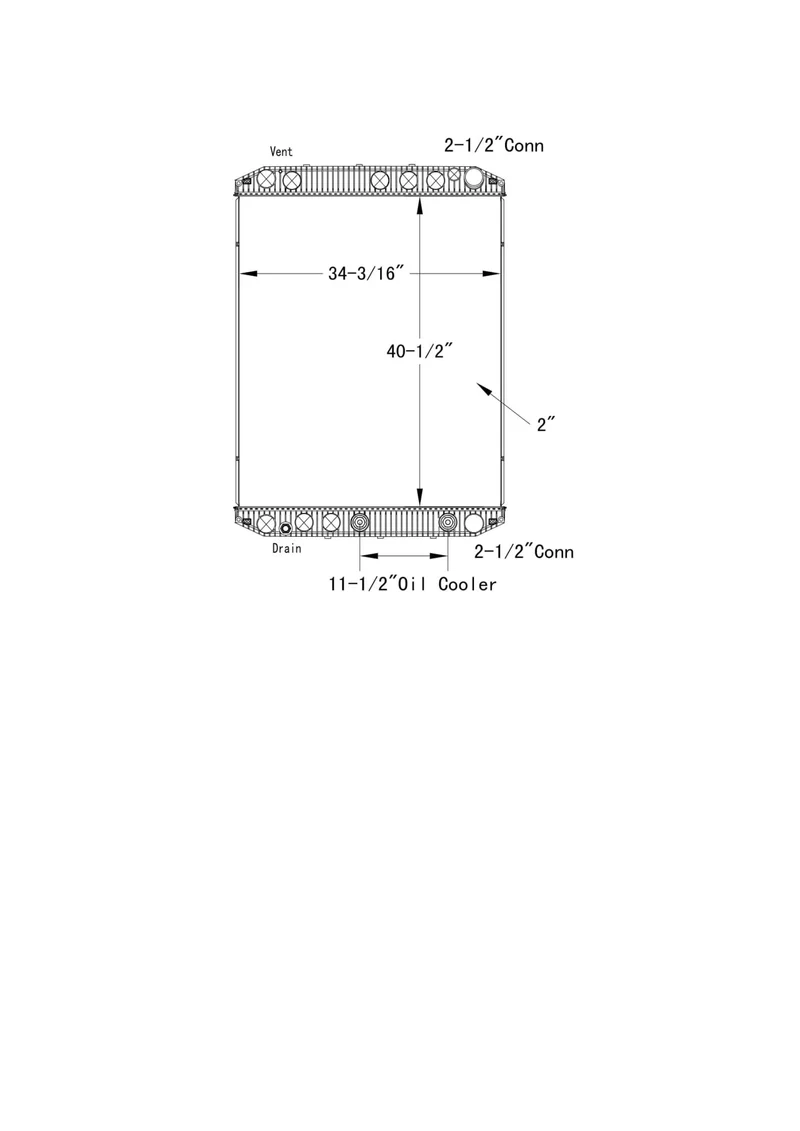 Volvo Radiator # 607030