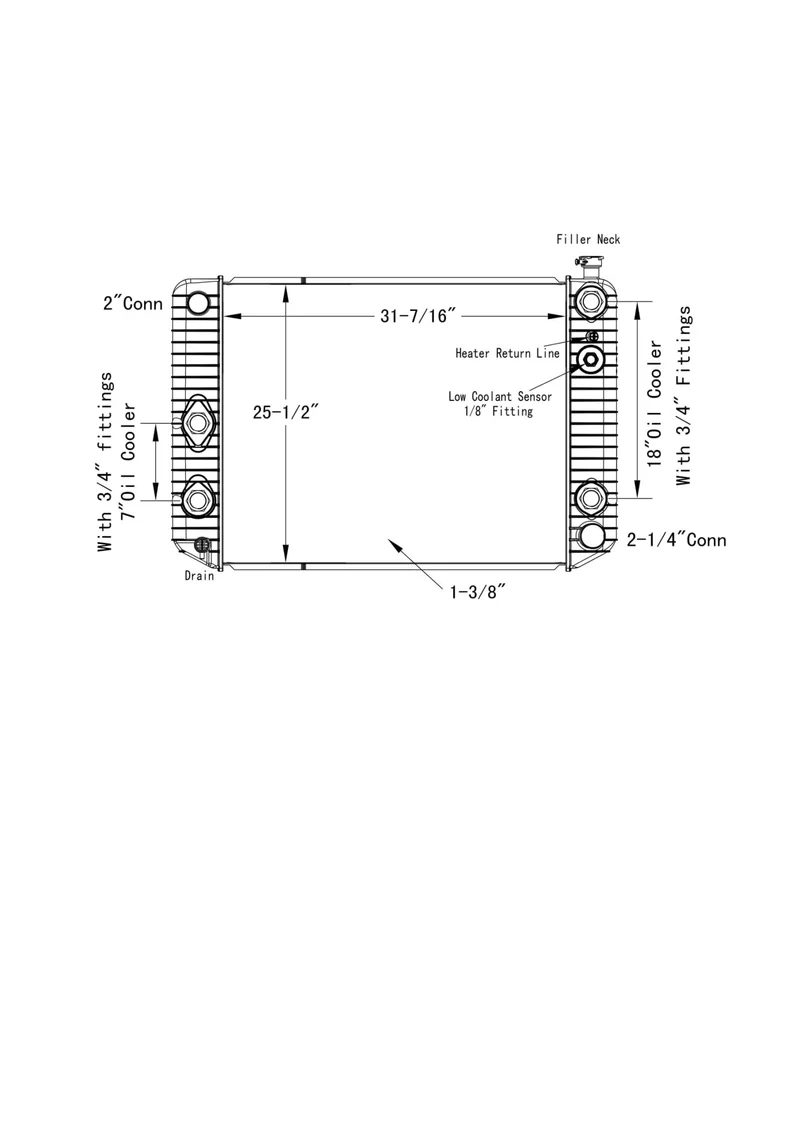Chevrolet / GMC Radiator # 602016