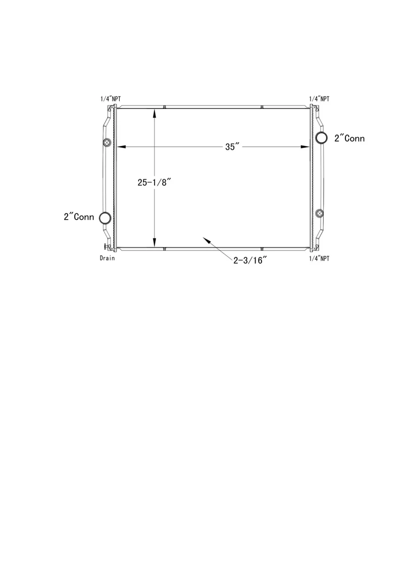 Freightliner Radiator # 601233