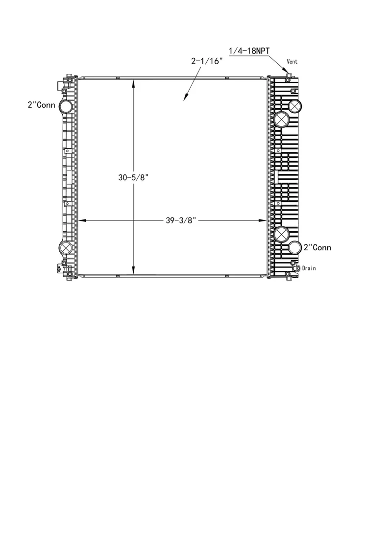 Freightliner Radiator # 601152