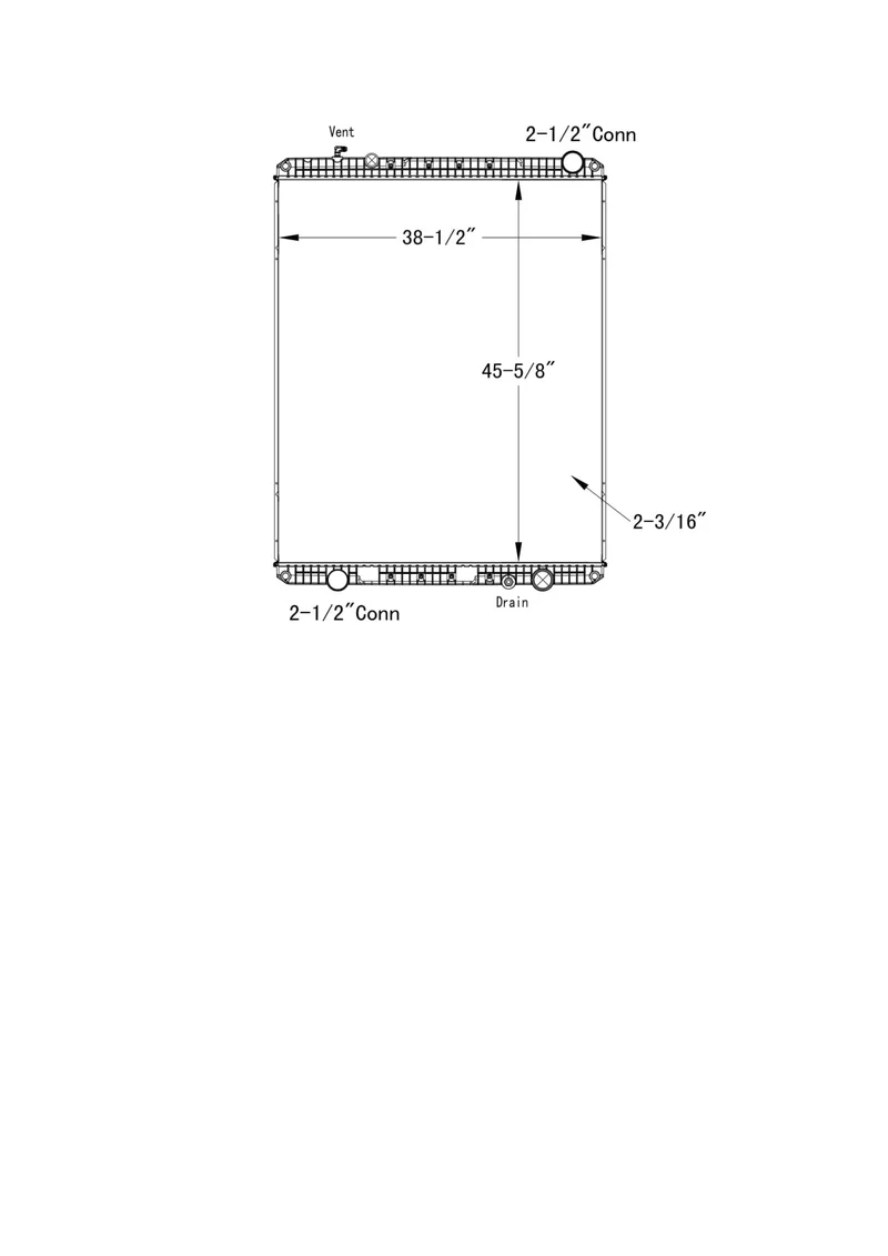 Freightliner Radiator # 601137