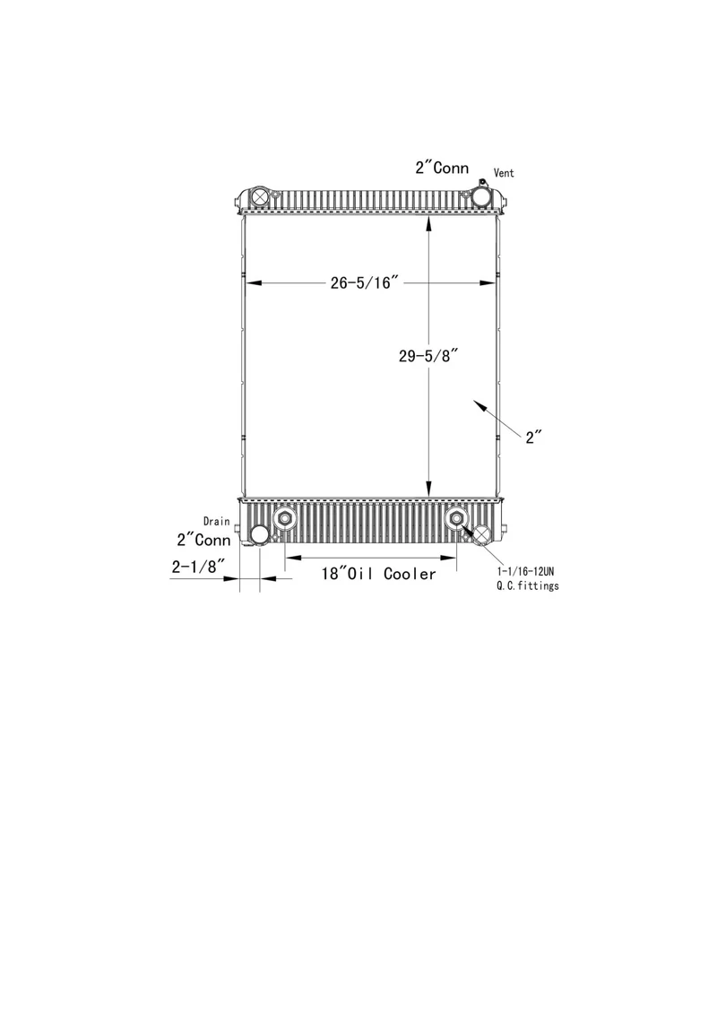 Freightliner Radiator # 601121