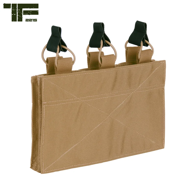TF-2215 Triple M4 pouch with hook and loop panel - Coyote