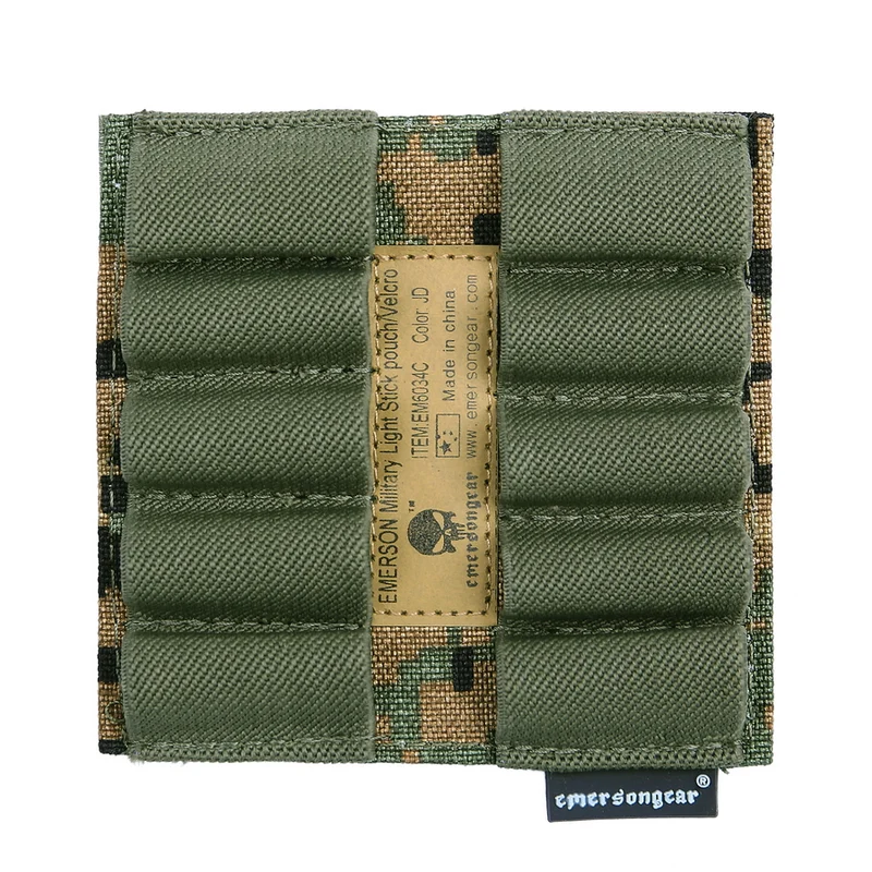 Military lightstick pouch velcro EM6034 - Digital Camo
