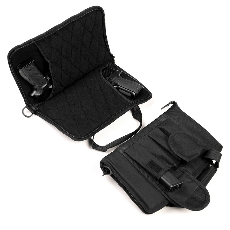 Dubbele pistool tas - Zwart