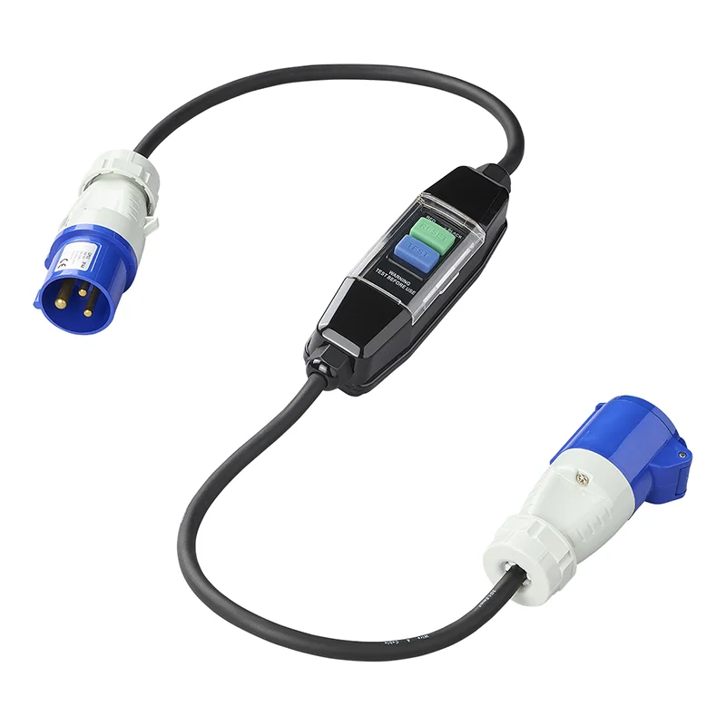 ProPlus Verloopkabel 120cm 3x1,5mm² CEE + aardlekschakelaar