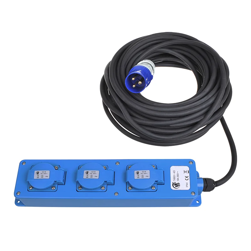 ProPlus CEE 3-weg Schuko stekkerdoos 5M