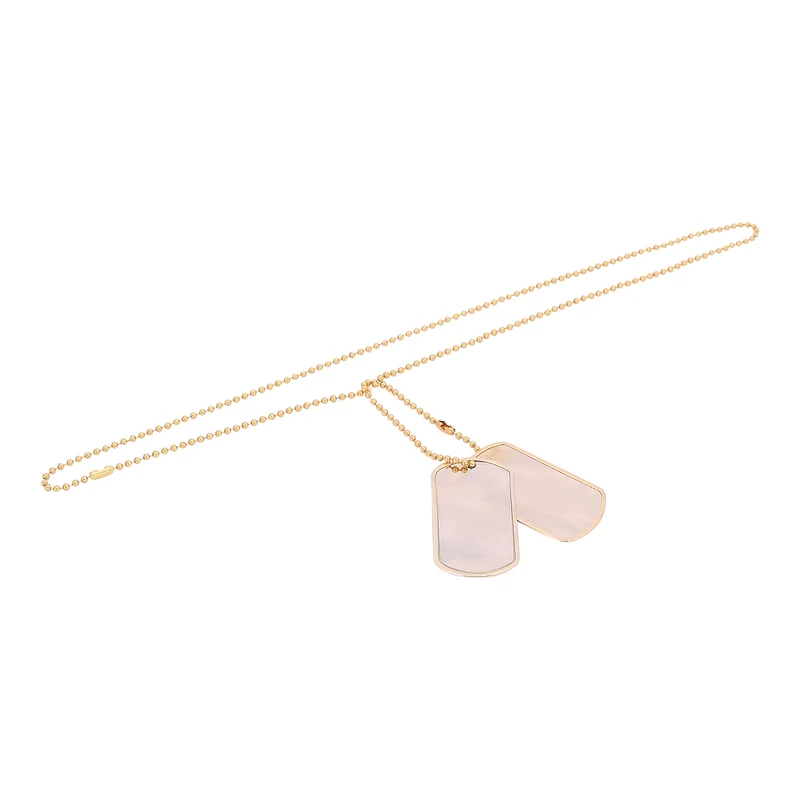 Dog tag - Goud