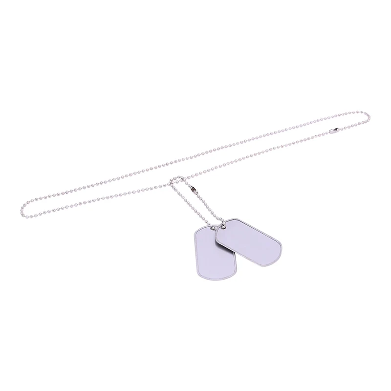 Dog tag - Zilver/Chrome