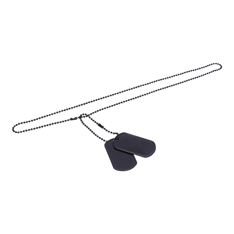 Dog tag - Zwart