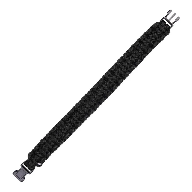 Paracord kleine buckle K2015 9 inch - Zwart
