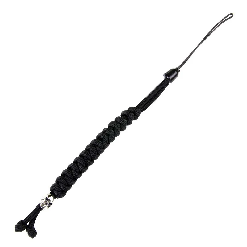 Knife cord with kevlar cord - Zwart