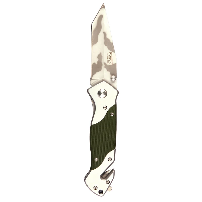 Mes + clip H254G10 - Groen
