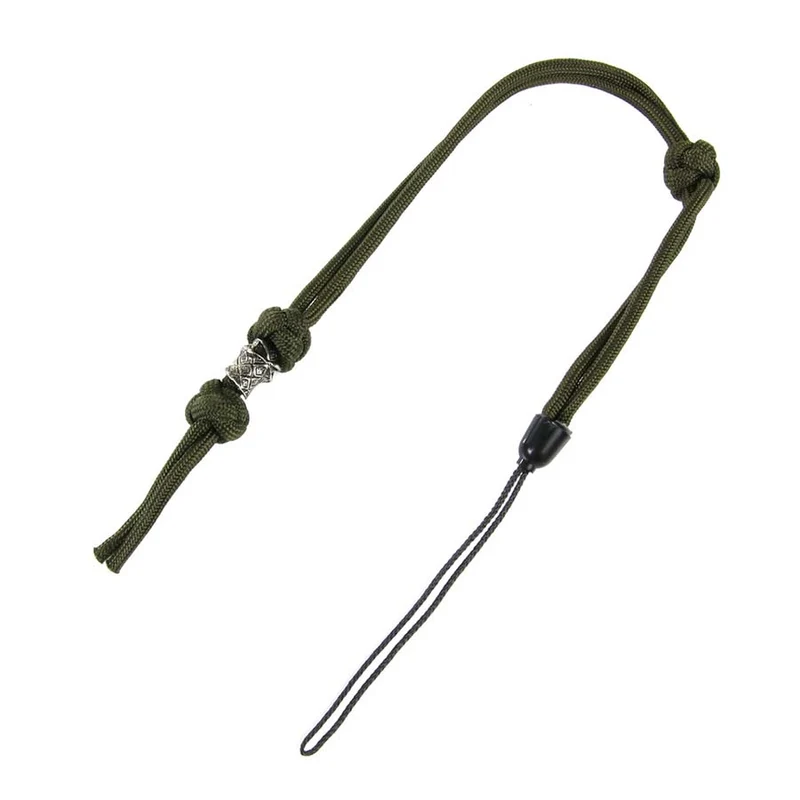 Knife cord with kevlar cord - Groen