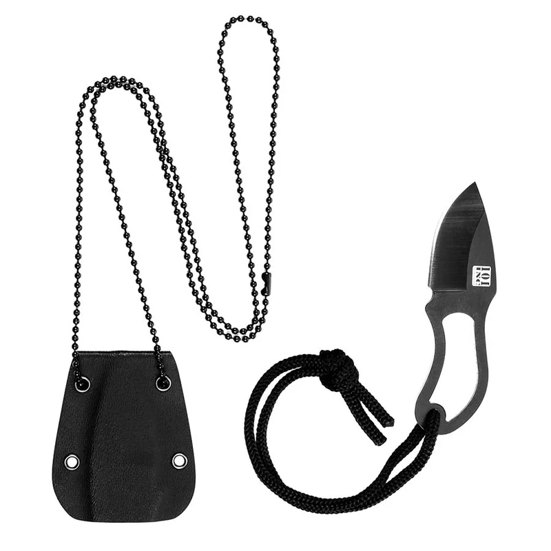Mini mes met Kydex hoes H5235 - Zwart