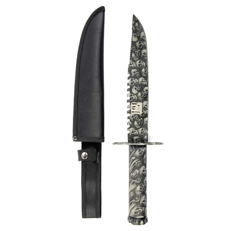 Combat skull survival mes 016187 - Skull Zwart