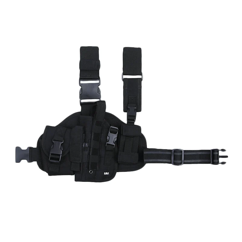 Hip molle leg holster links - Zwart