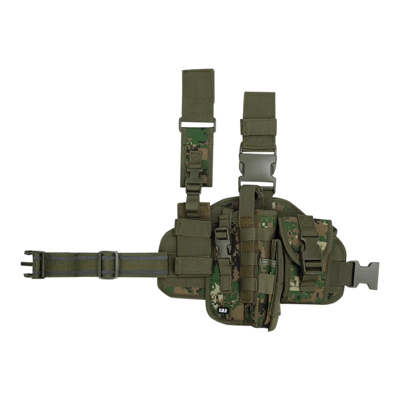 Hip molle leg holster rechts - Digital Camo