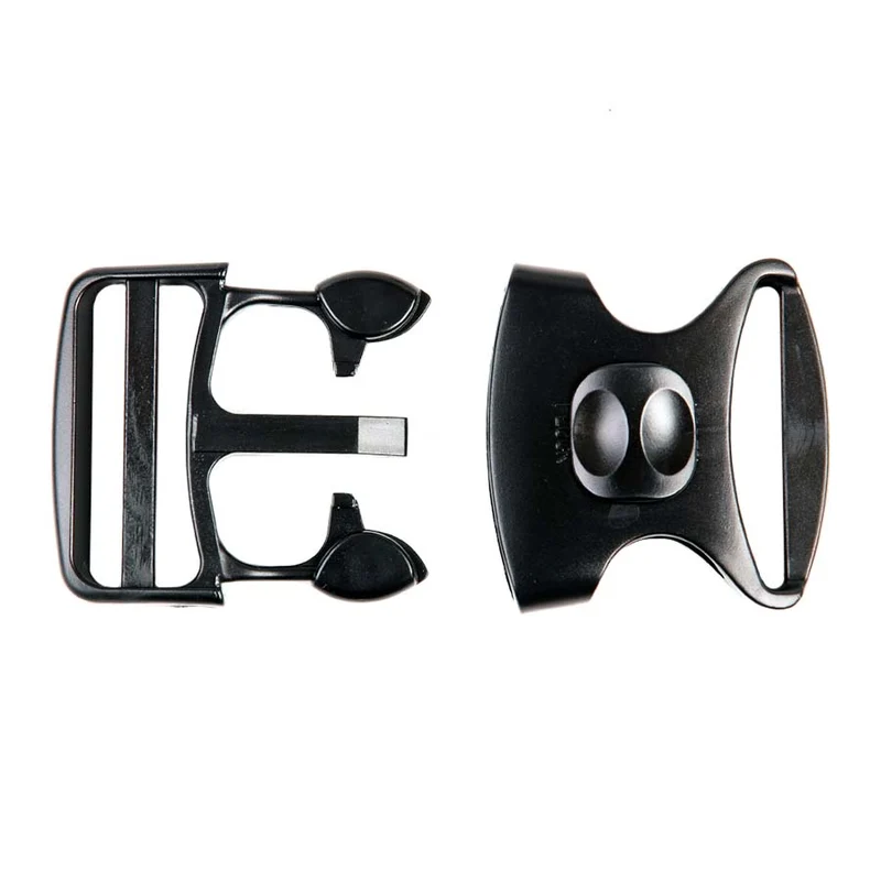 Gesp met lock plastic - Zwart