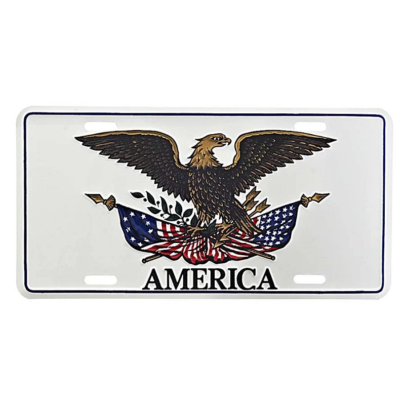 Nummerplaat adelaar America #2174