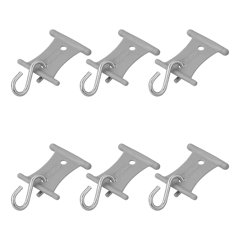 ProPlus Hanger met S-haak voor tentrail 5/6mm en 7/8mm - set van 6 stuks
