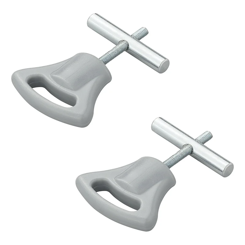 ProPlus Eindstop met kunststof knop voor tentrail 5-6mm - set van 2 stuks