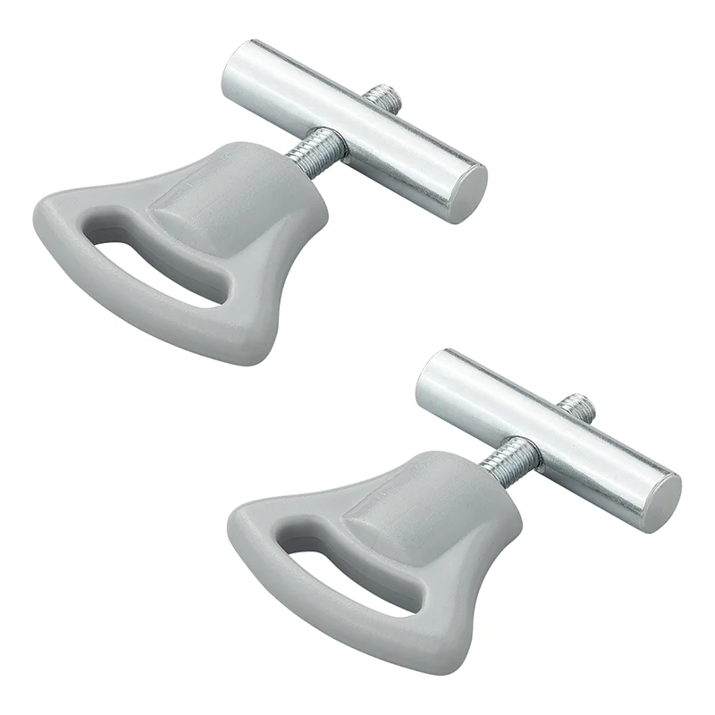 ProPlus Eindstop met kunststof knop voor tentrail 8-10mm - set van 2 stuks
