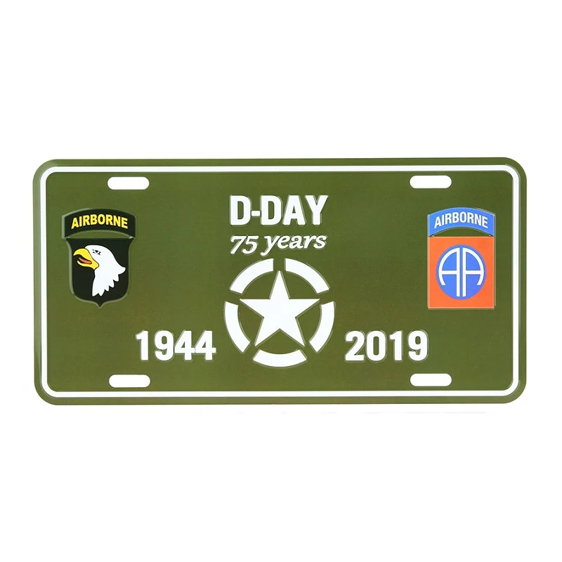Nummerplaat D-Day 75 Years Star