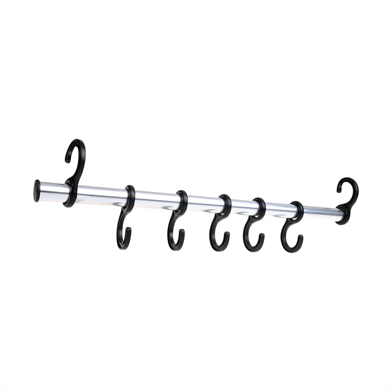 ProPlus Tentkapstok - Aluminium - 42 cm x Ø 13 mm - Inclusief 7 Haken