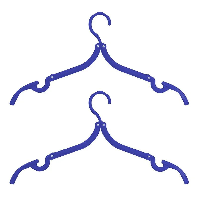 ProPlus Inklapbare Kledinghanger - Blauw - 2 Stuks