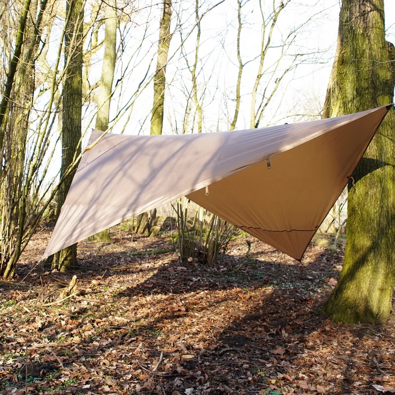 TF-2215 Tarp Afdekzeil 3 x 3 - Wolf Brown