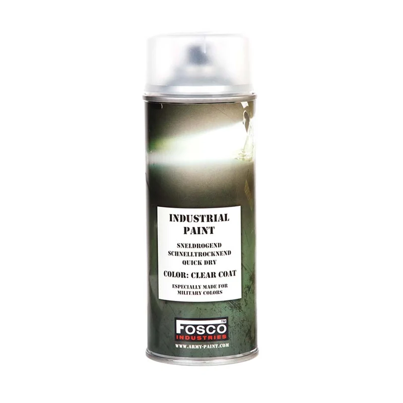 Fosco Spuitbus Legerverf 400 ML - Vernis/Blanke Lak