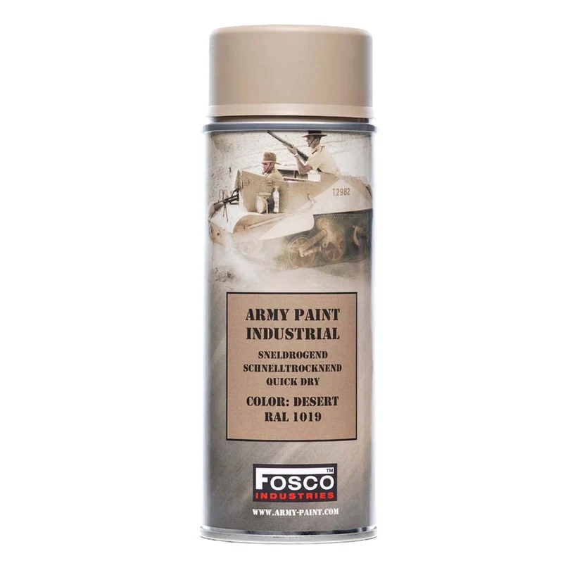 Fosco Spuitbus Legerverf 400 ML - Desert