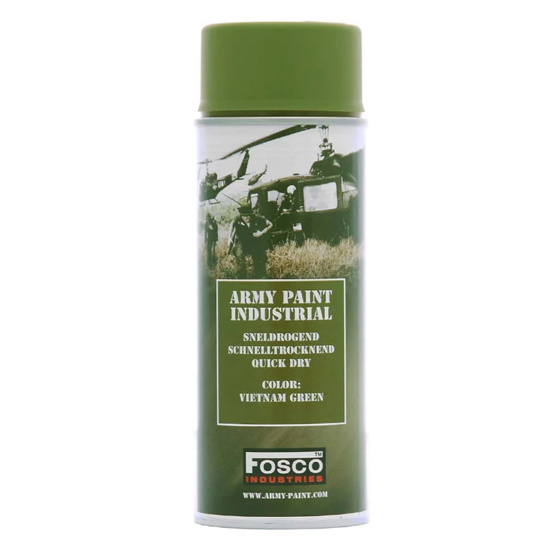 Fosco Spuitbus Legerverf 400 ML - Vietnam Green