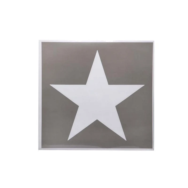 Sjabloon sticker U.S. star middel