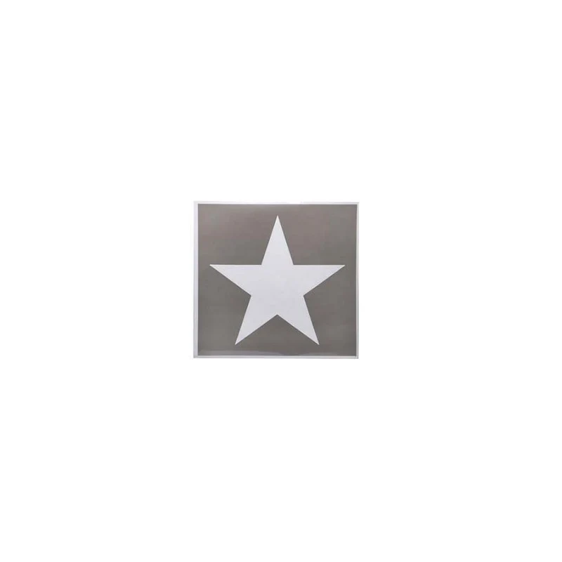 Sjabloon sticker U.S. star klein