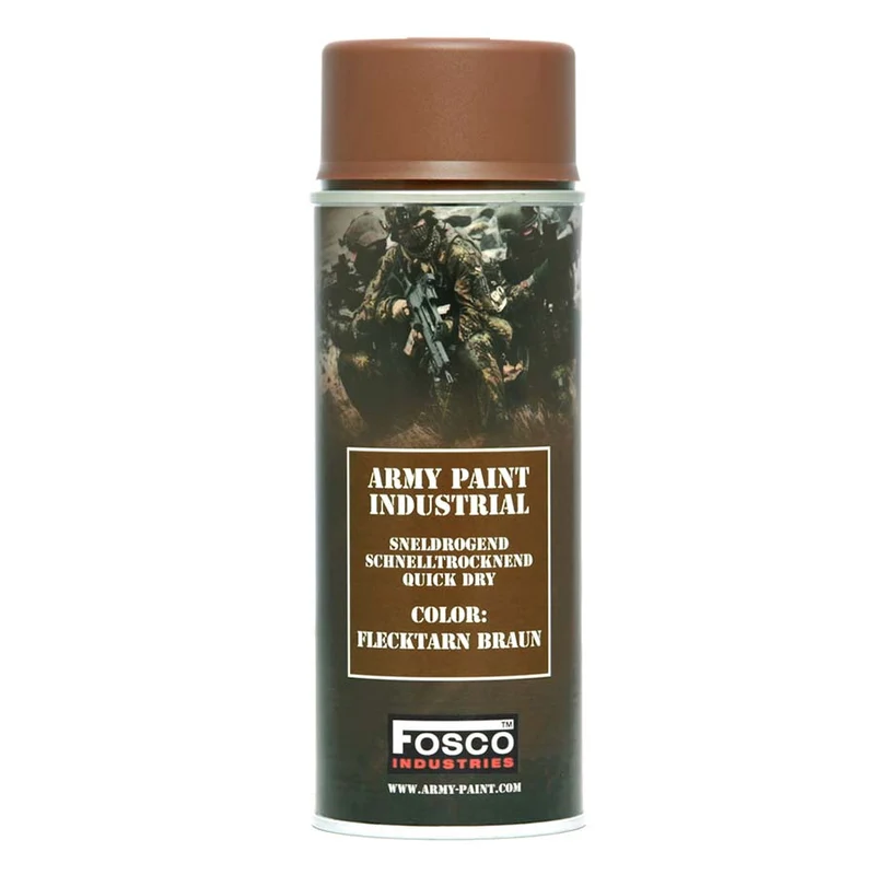 Fosco Spuitbus Legerverf 400 ML - Flecktarn Braun