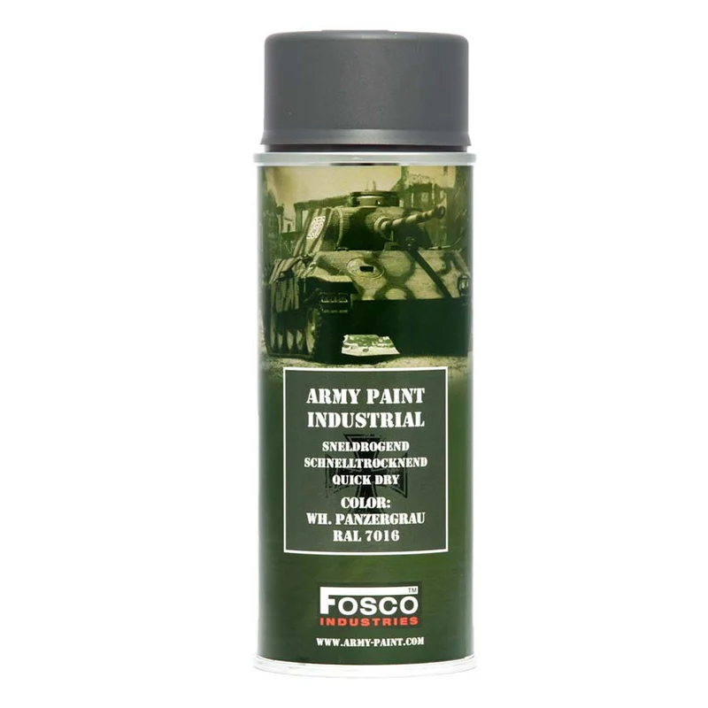 Fosco Spuitbus Legerverf 400 ML - Panzergrau