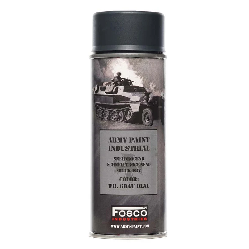Fosco Spuitbus Legerverf 400 ML - WH Grau Blau