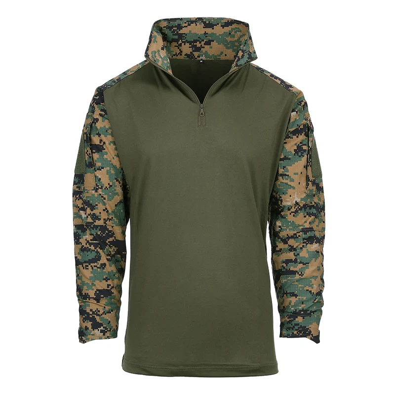 101INC - Tactical Shirt UBAC Warrior Met Elbow Pads - Digital Camo