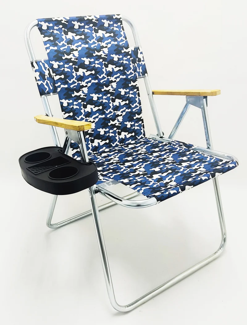 Klapstoel - Camouflage Blauw