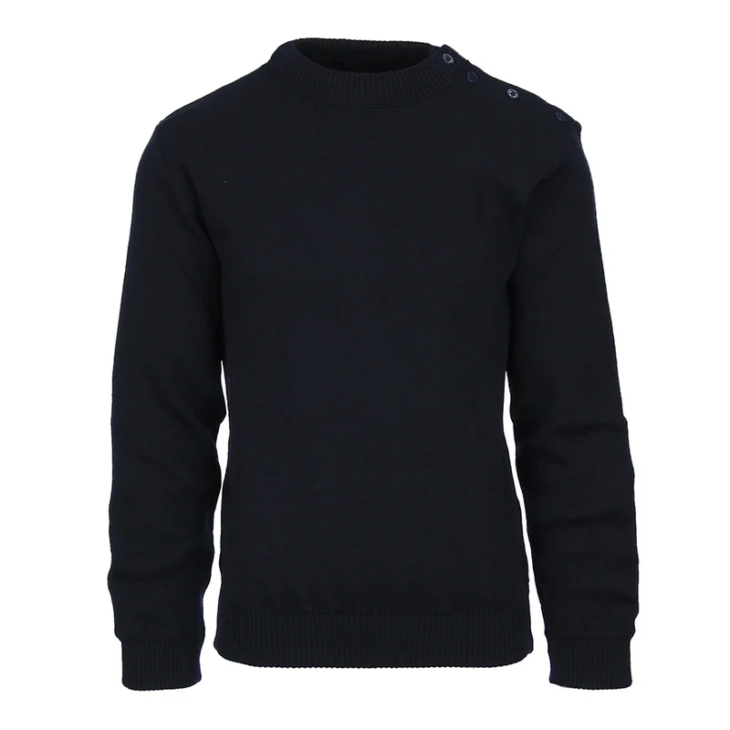 Woolmate Bretonse Trui Wol - Blauw